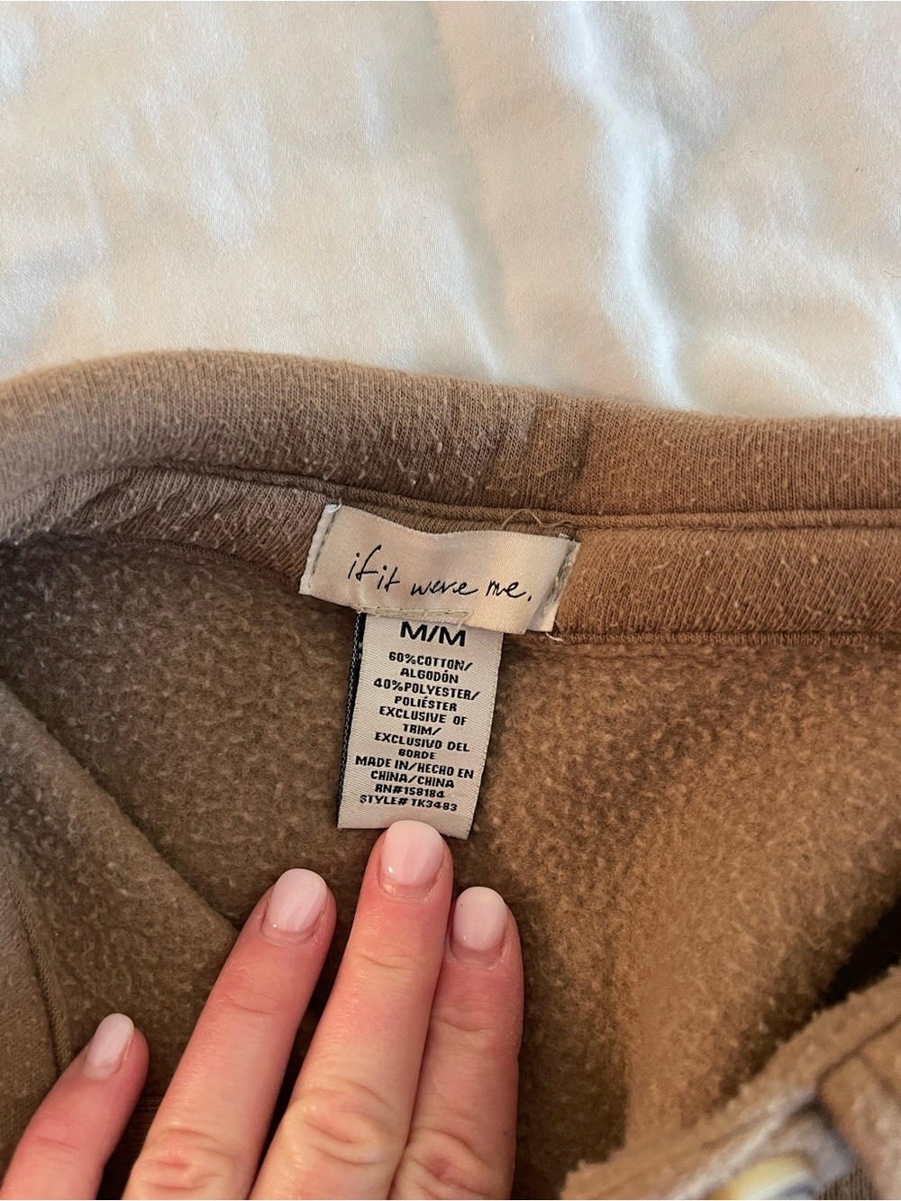 if it were me Brown Puffer Shacket - Picture 5 of 6